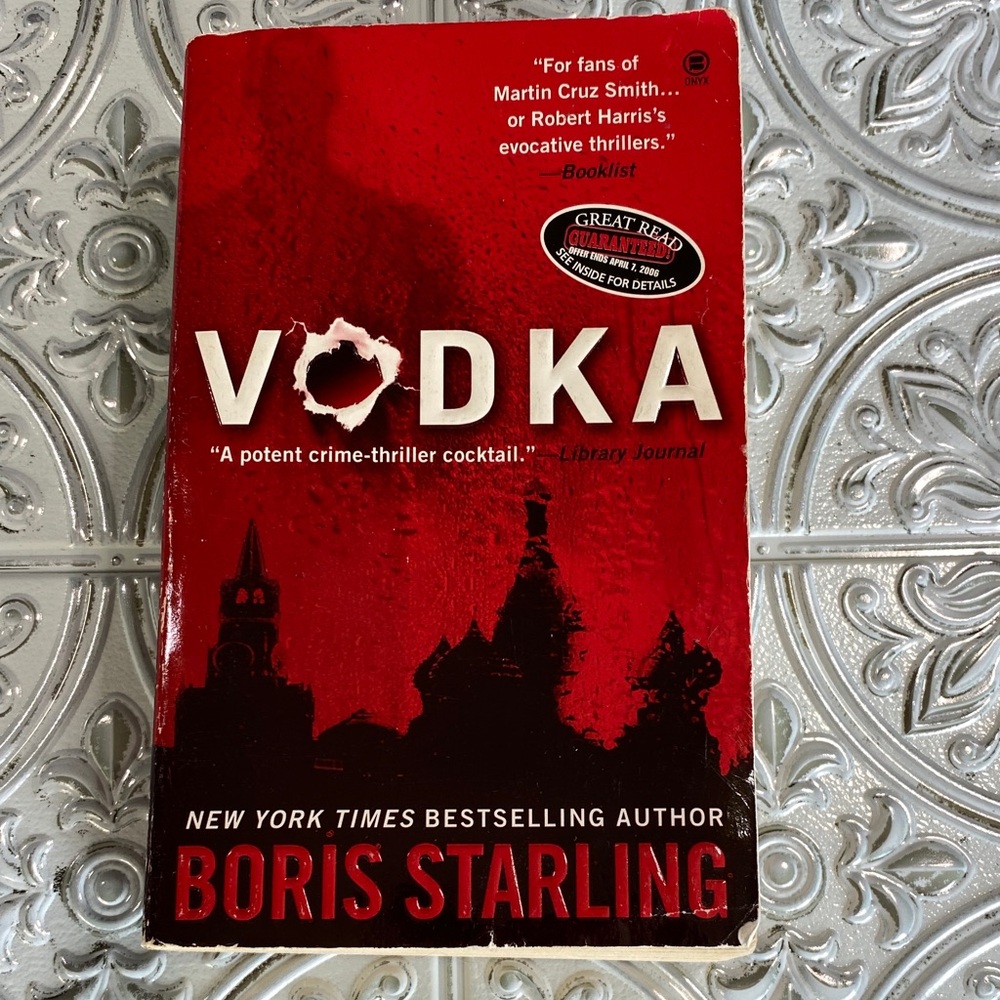 Vodka by Boris Starling 2006 Paperback Crime Thriller Novel